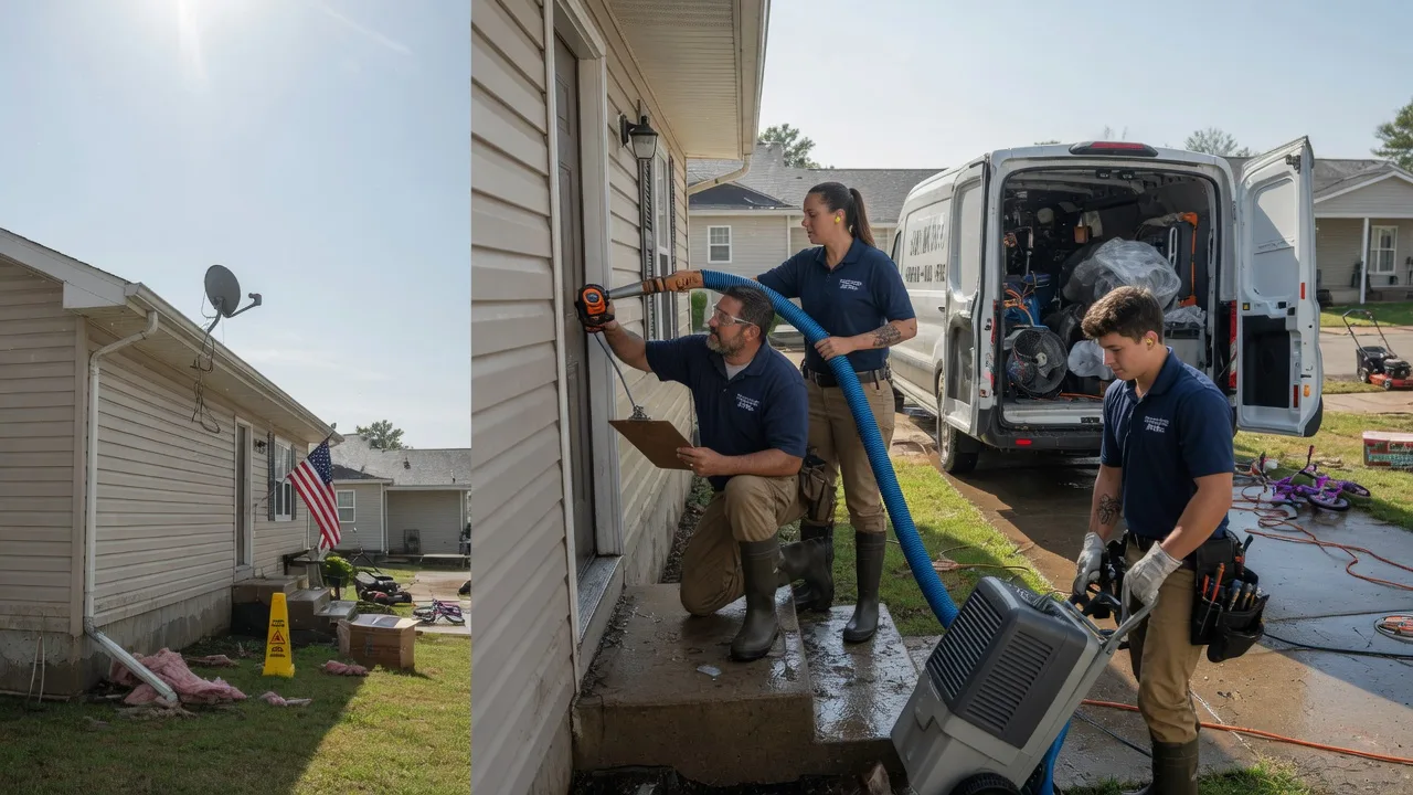 Ceiling Water Damage Restoration in Galva, IL near me